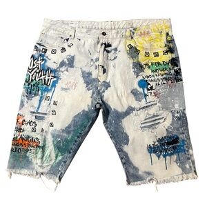 Smoke Rise Denim Riot Shorts